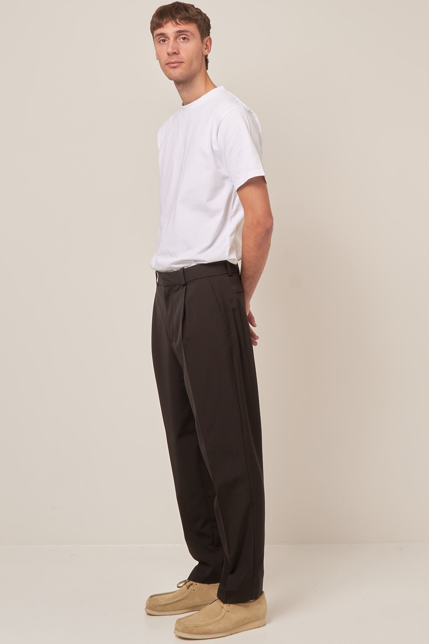 Tailored Trousers Cacao Brown