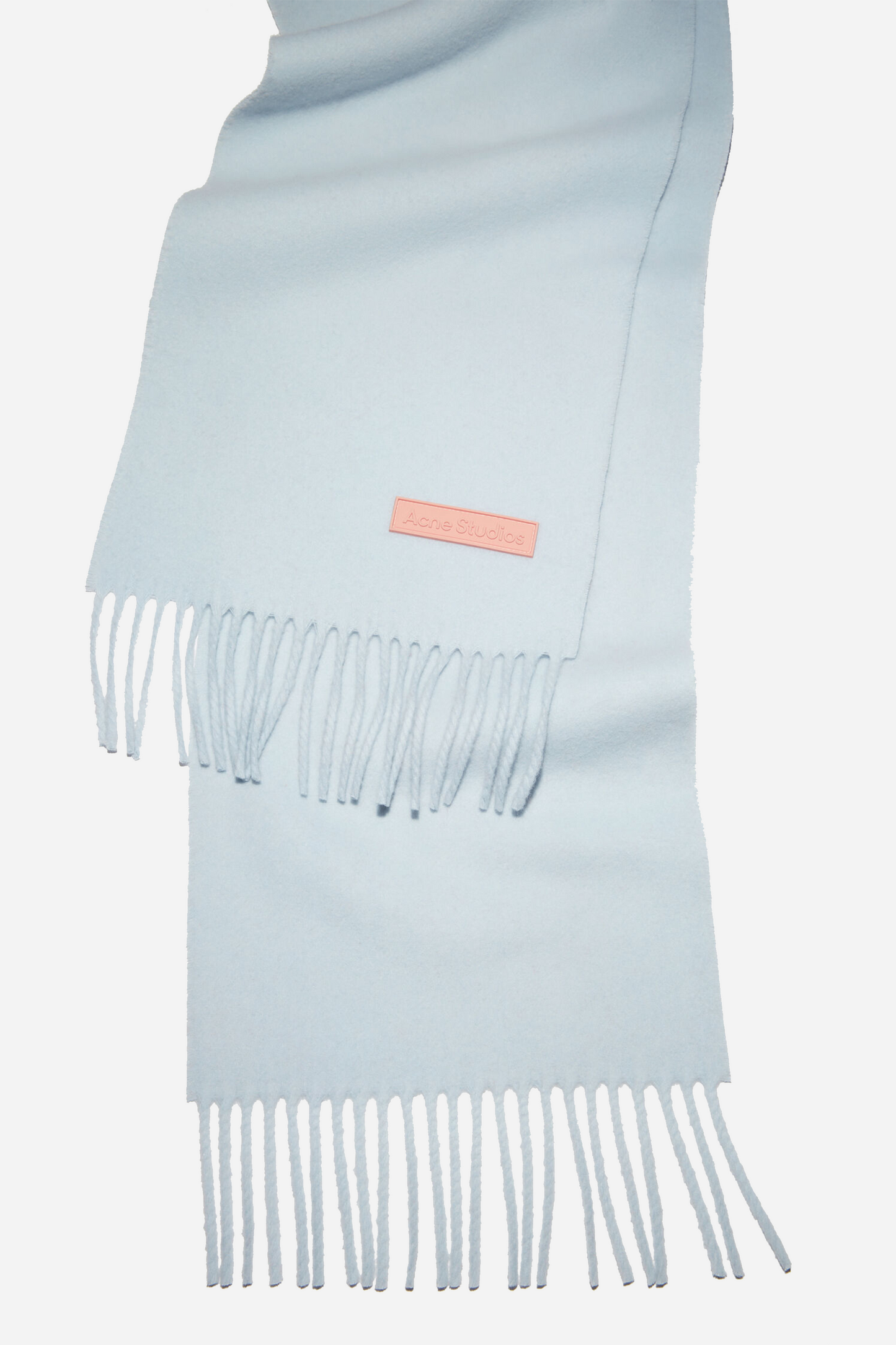 Wool Scarf Narrow Powder Blue