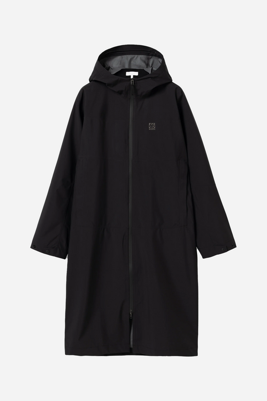 Adalvik Packable Rain Coat Black