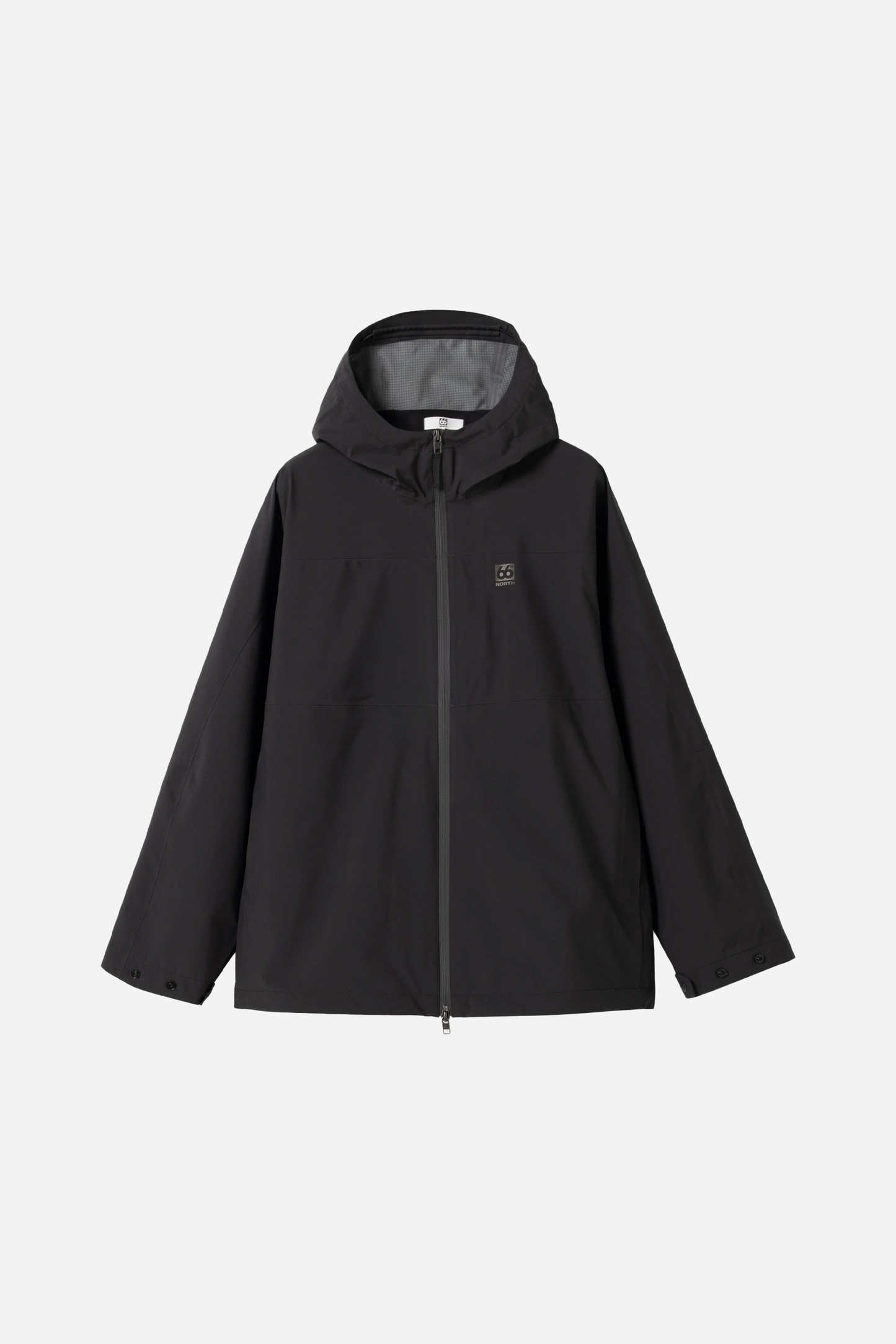 Adalvik Packable Rain Jacket Black