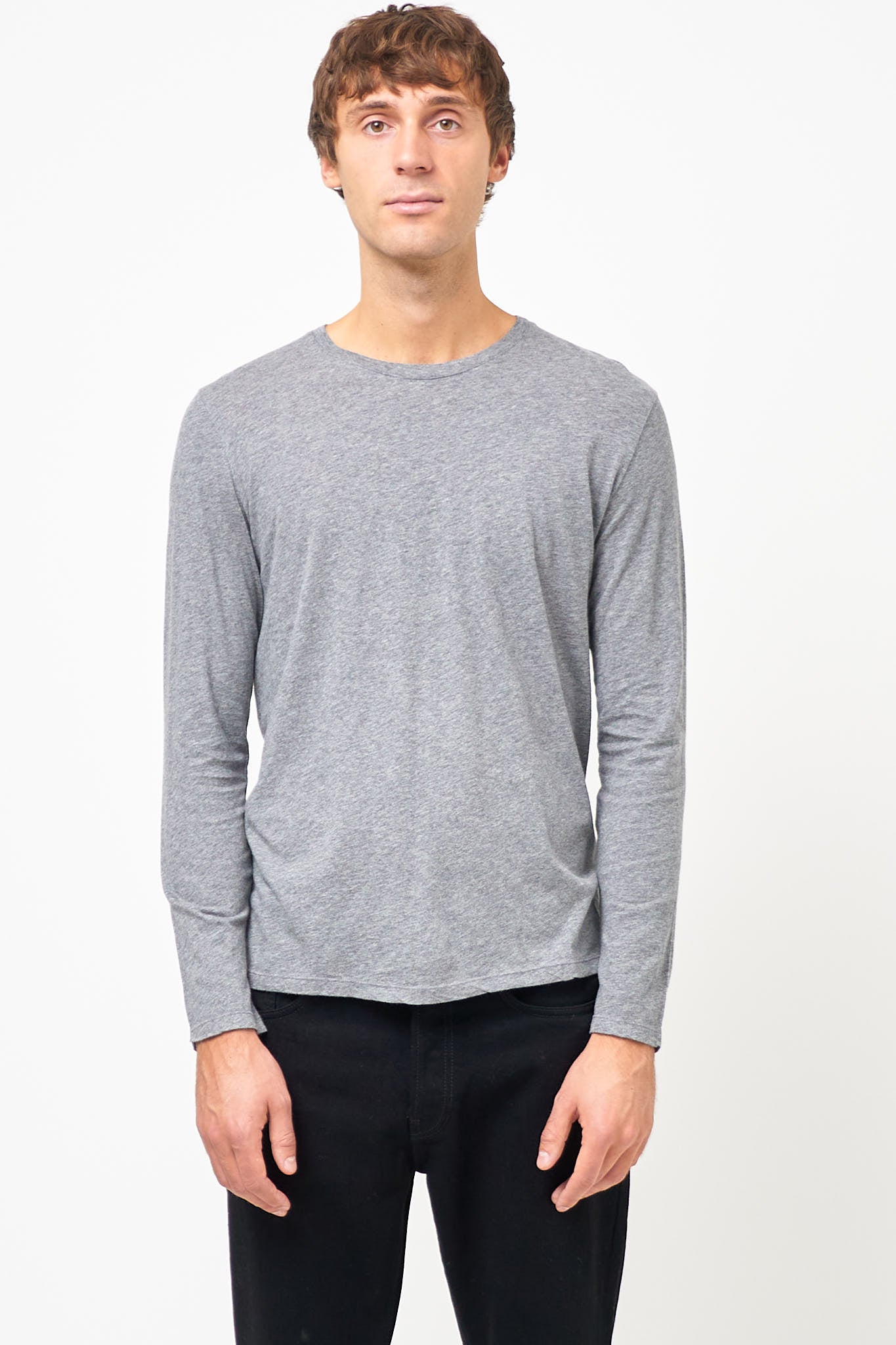 Decatur LS T-shirt Grey Melange