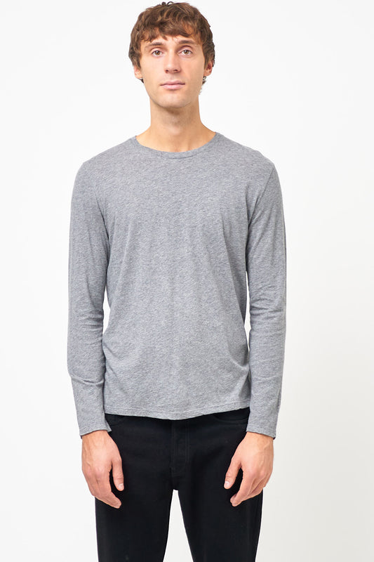 Decatur LS T-shirt Grey Melange