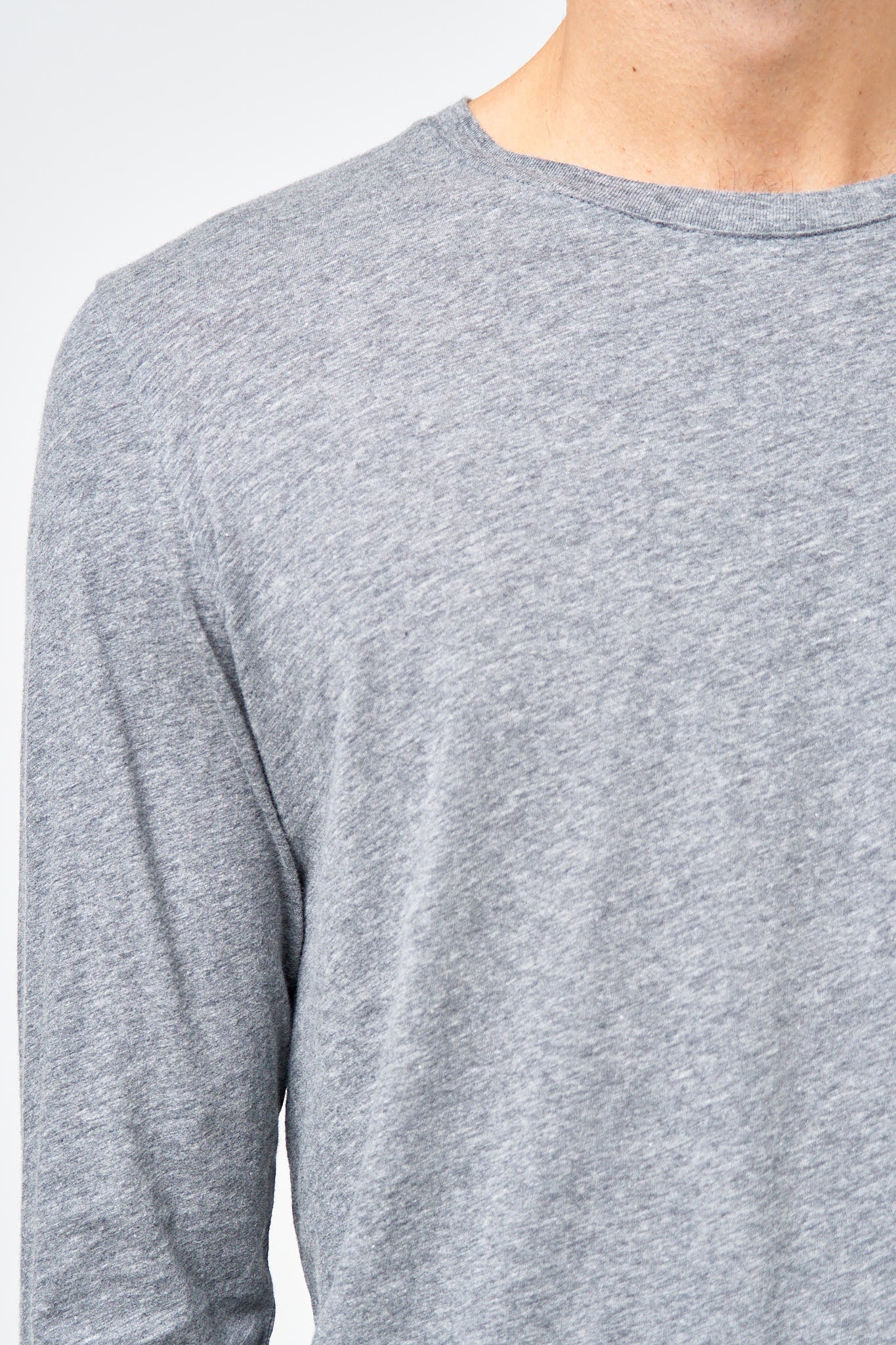 Decatur LS T-shirt Grey Melange