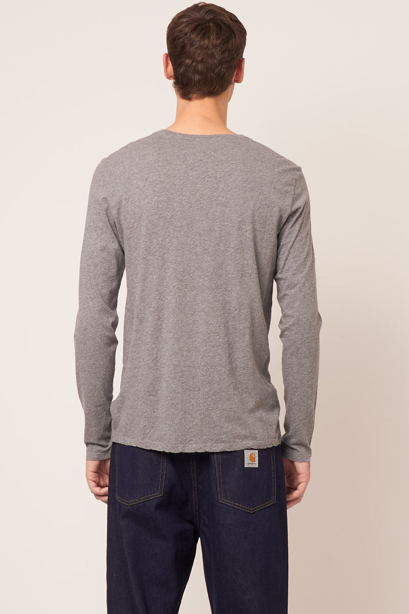 Decatur LS T-shirt Grey Melange