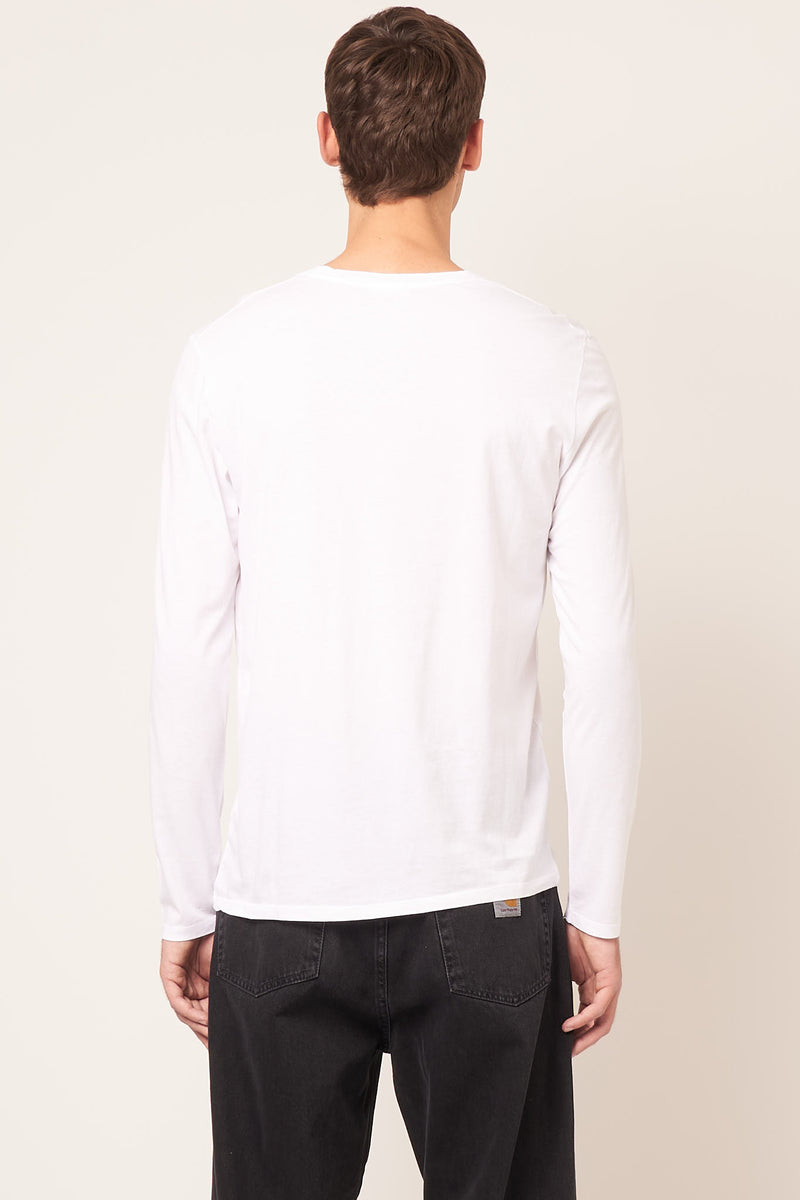 Decatur LS T-shirt White