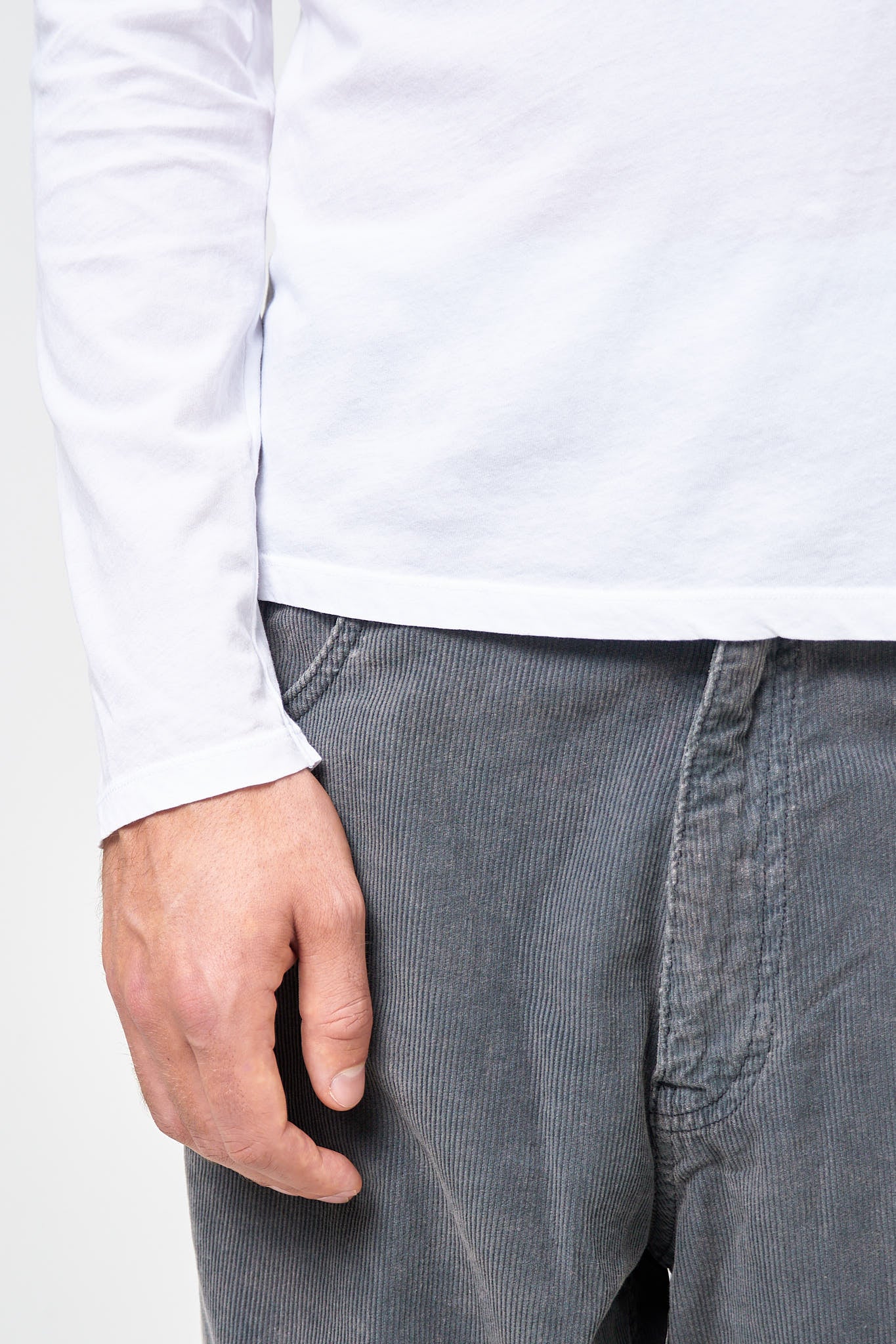 Decatur LS T-shirt White