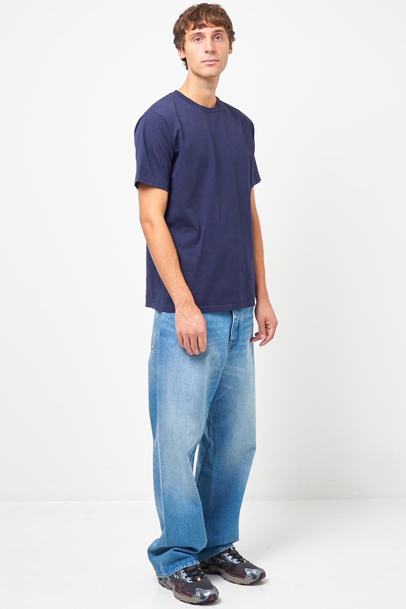 Fizvalley T-Shirt Navy Vintage