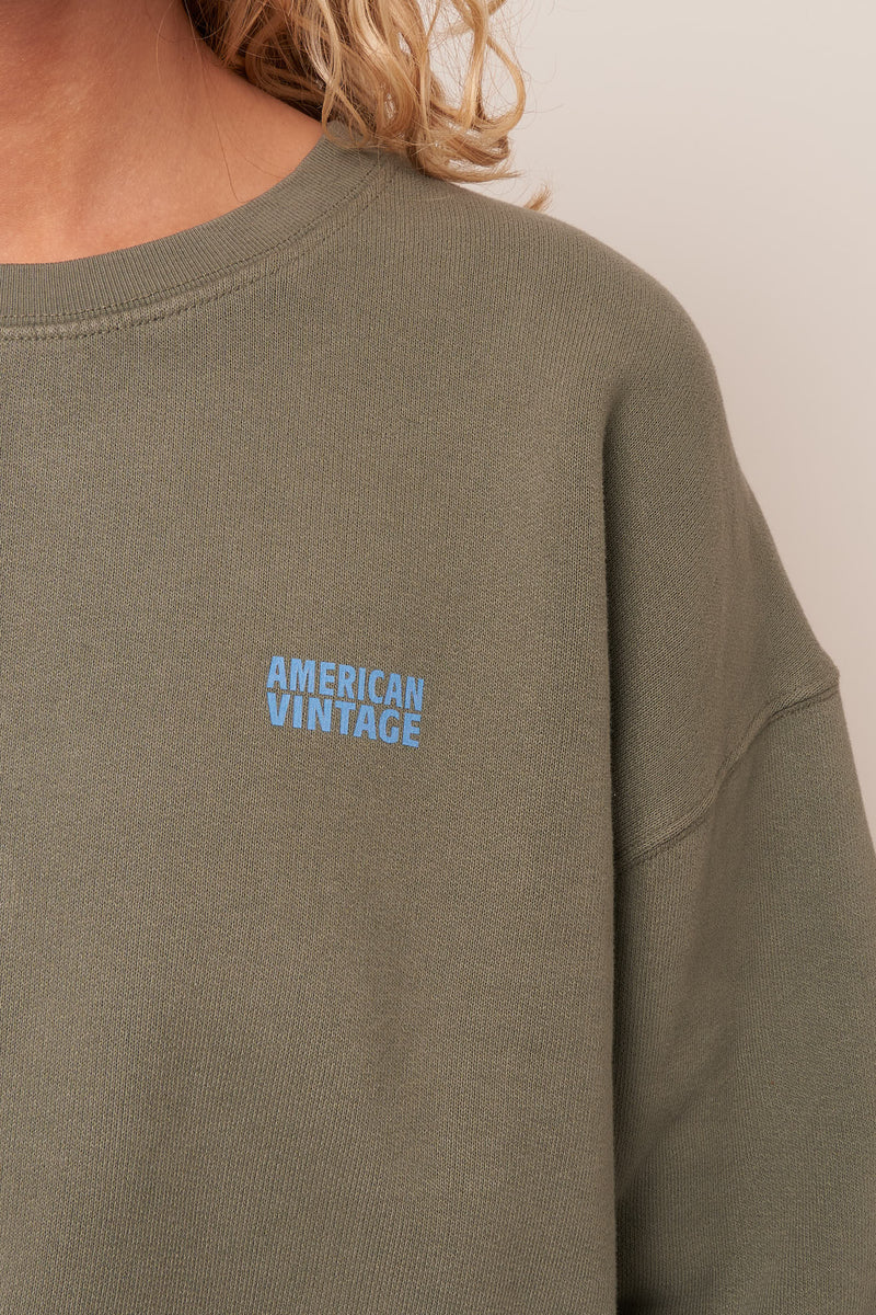 Izubird Sweatshirt Vintage Sage