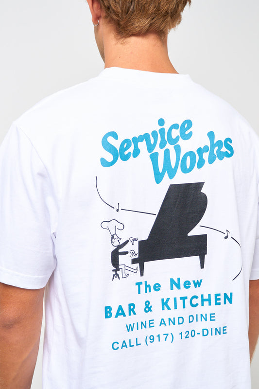 Bar + Kitchen Tee White