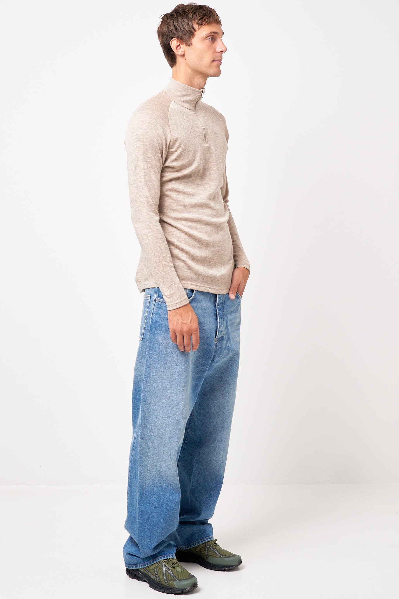 Básar Zip Neck Arctic Fox