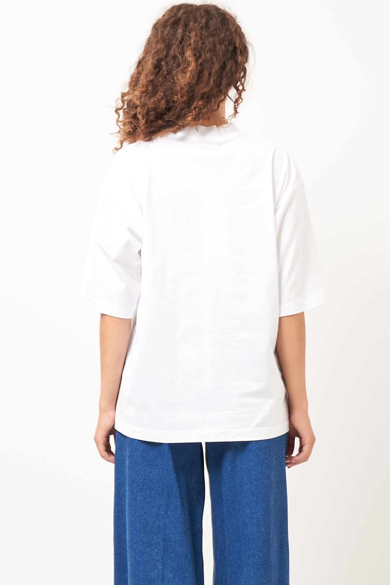 Blue Cake T-Shirt Lily White