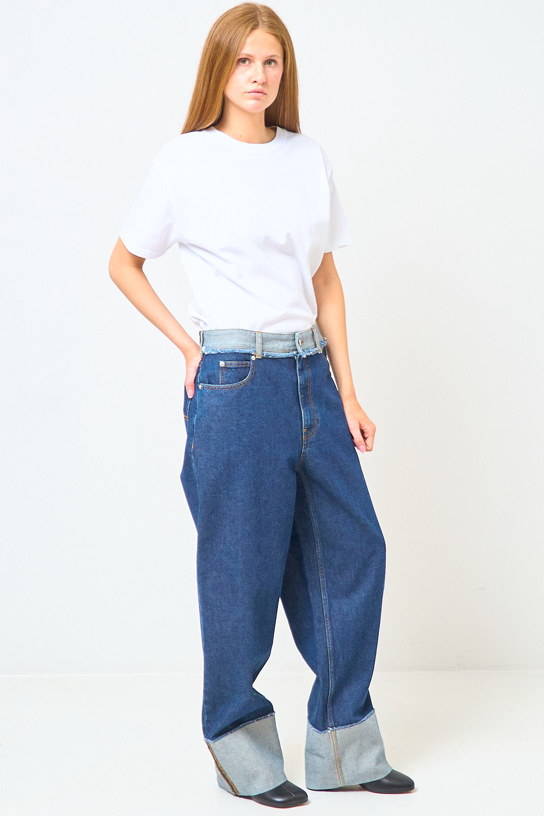 Blue Denim Inside-Out Jeans