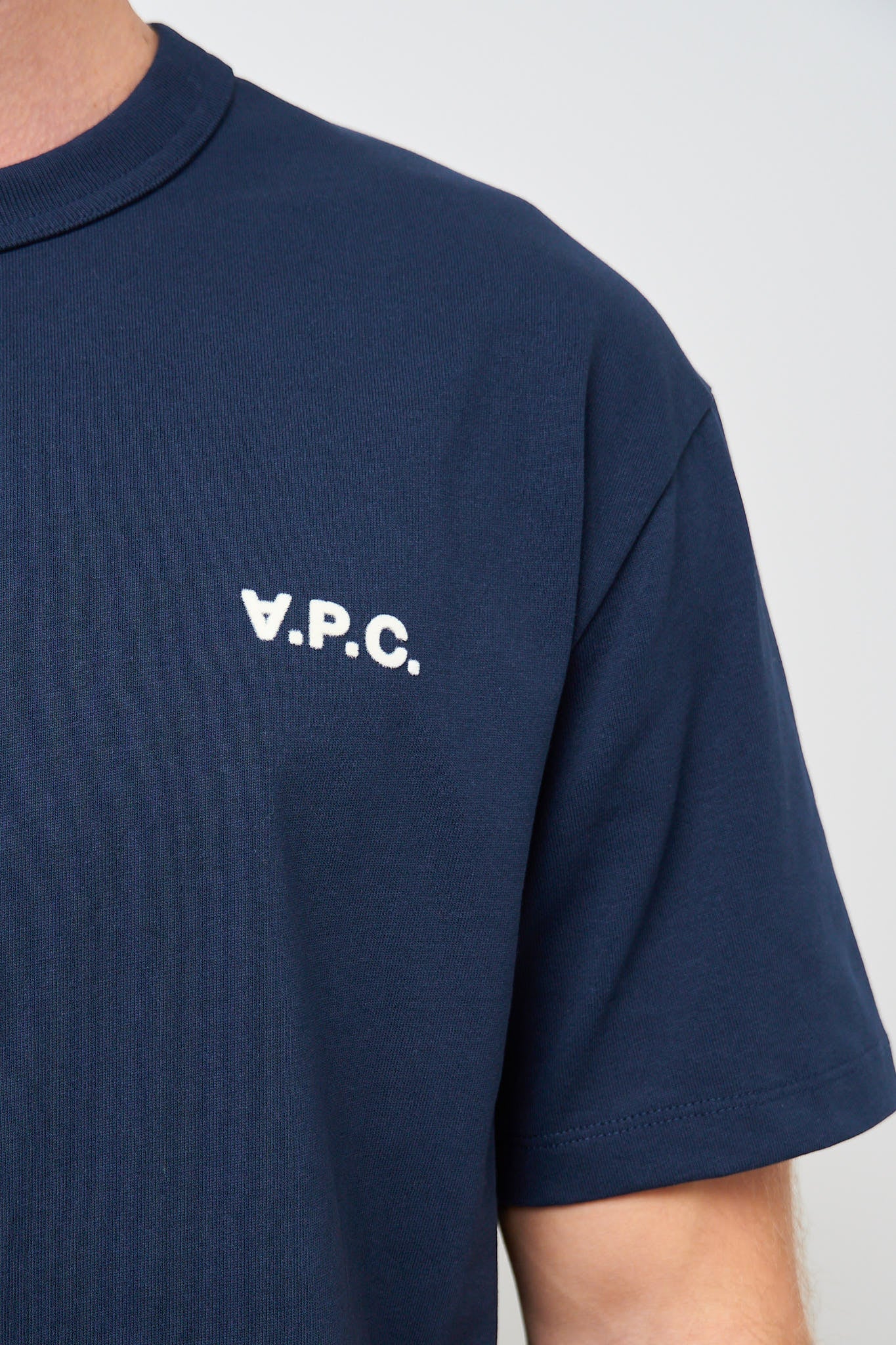 Boxy Petit VPC T-shirt Dark Navy/Ecru