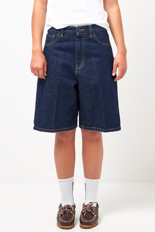 W' Brandon Shorts Blue Rinsed
