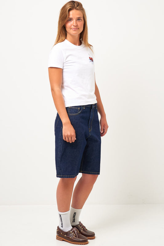 W' Brandon Shorts Blue Rinsed