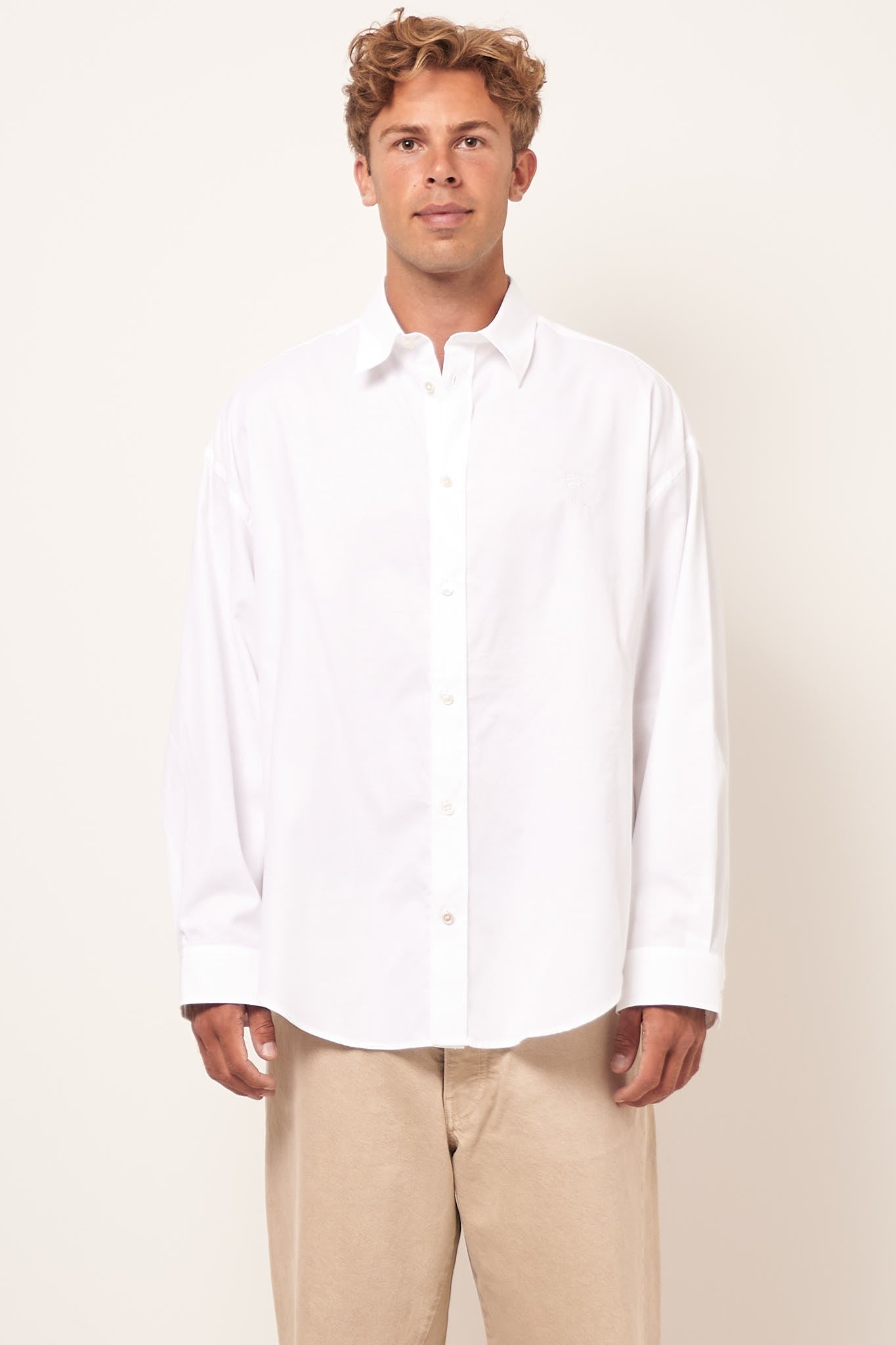 Button-Up Shirt White