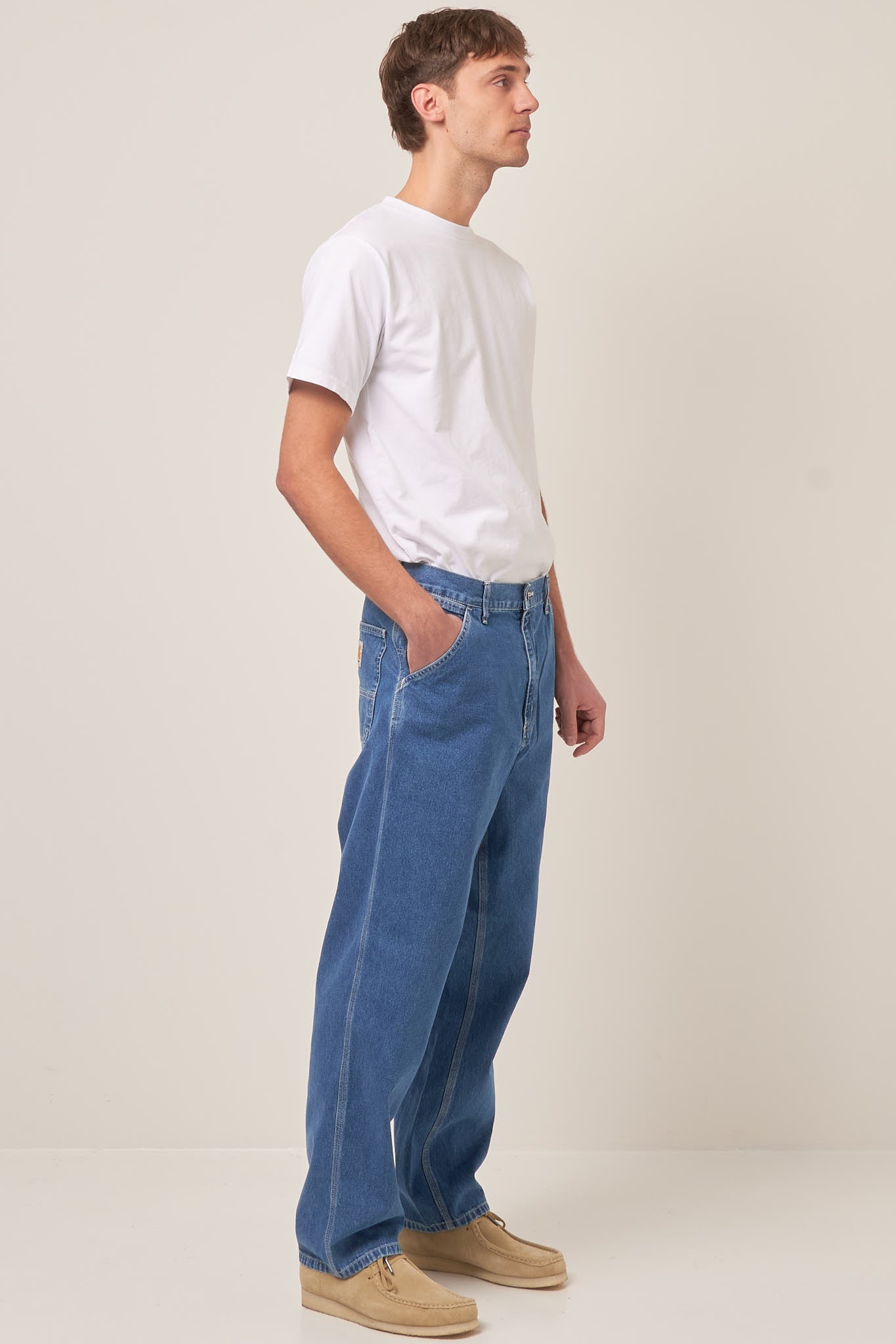 Simple Pant Blue Stone Washed