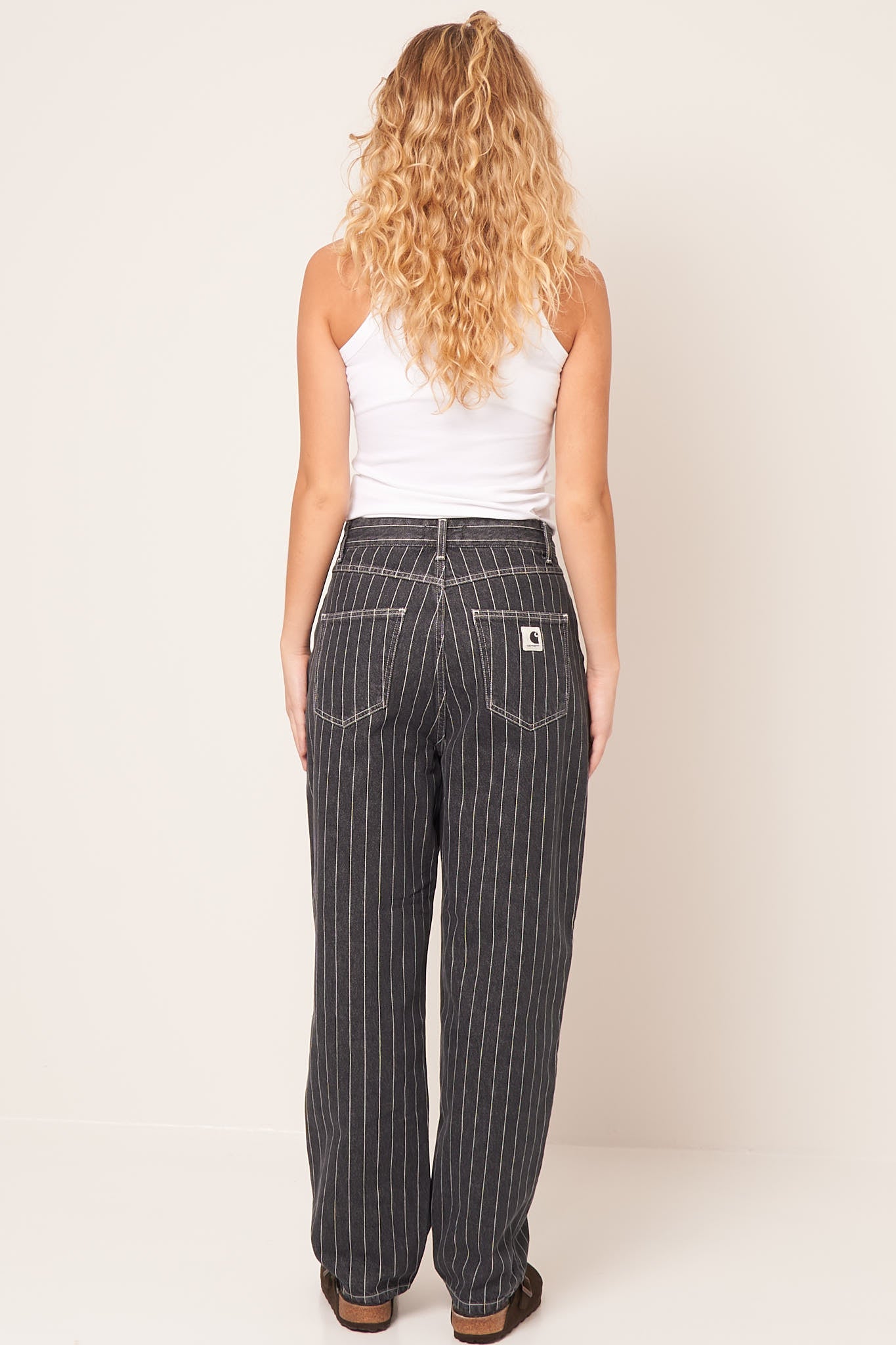 W' Orlean Pant Black/White Stone