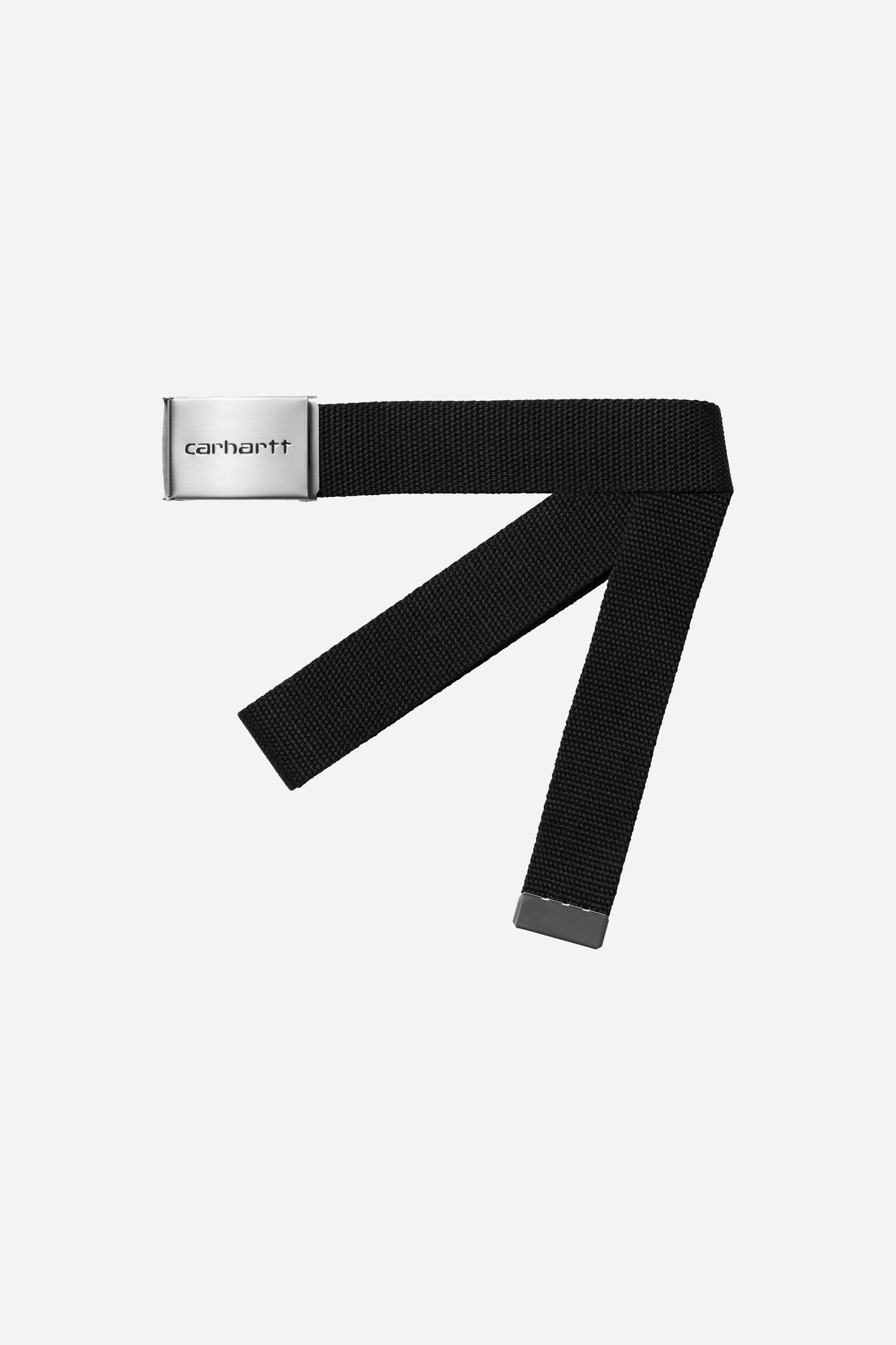 Clip Belt Chrome Black