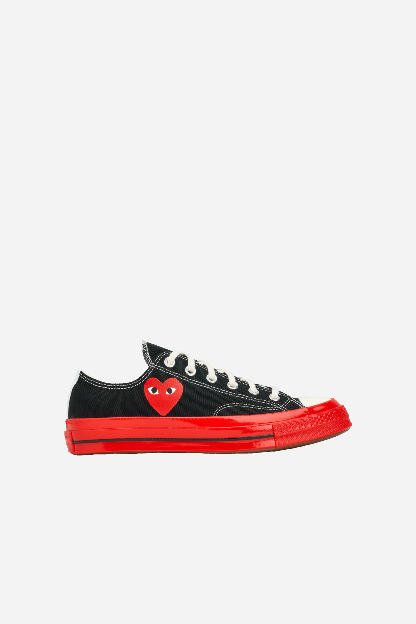 Chuck Taylor Low Top Red Sole Black