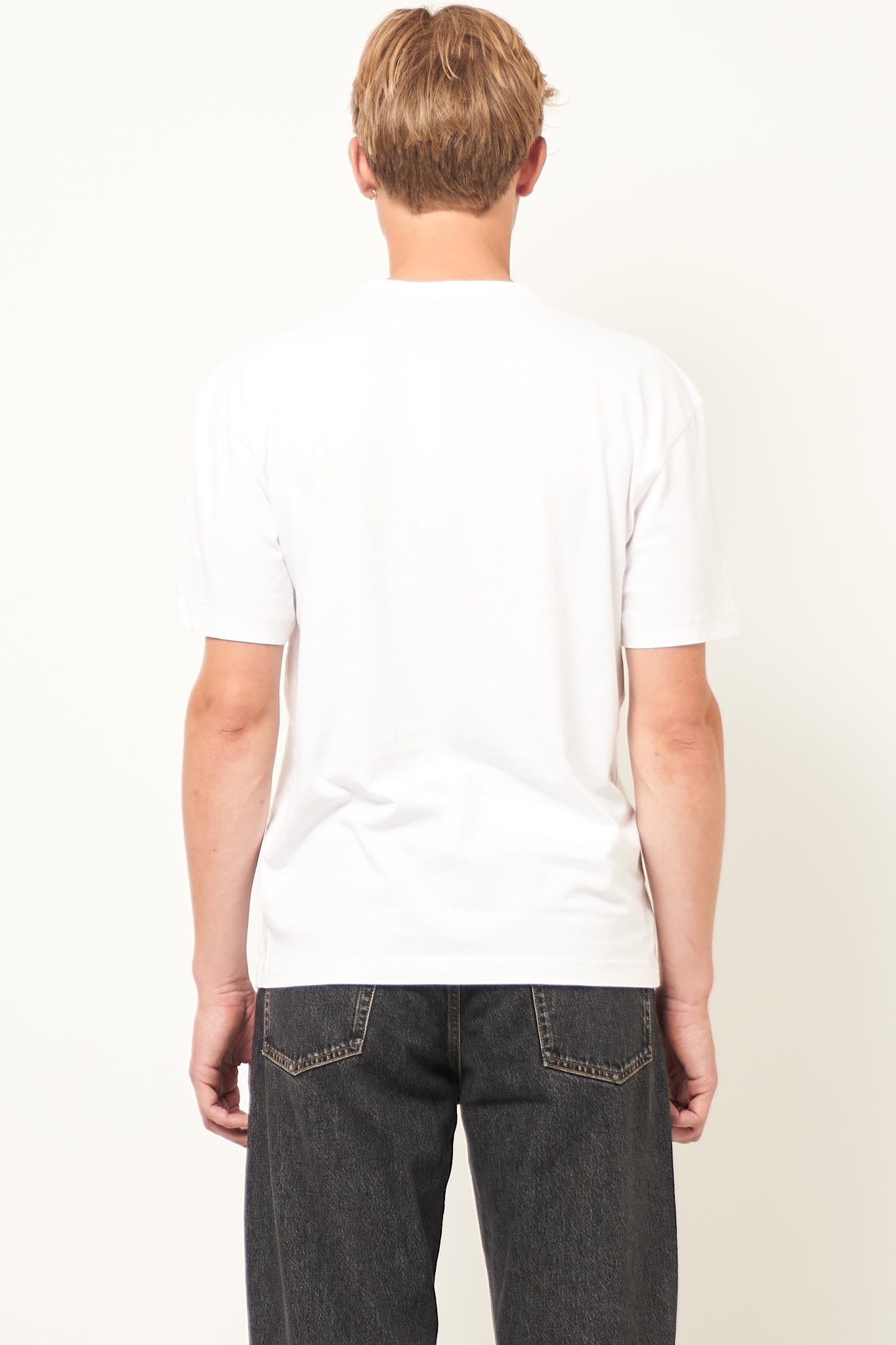 Contrast Tee White