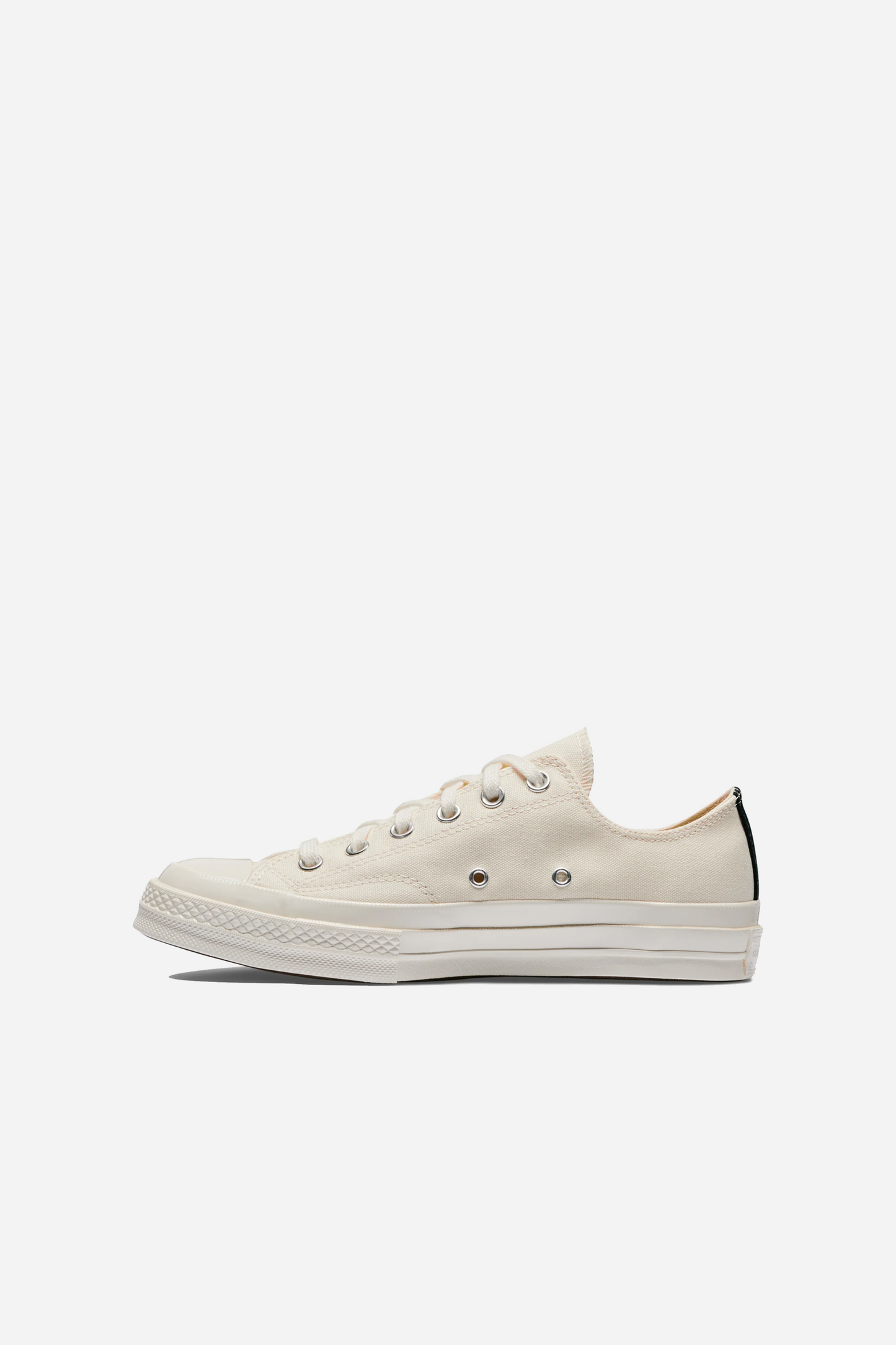 Converse Small Red Heart Low Beige