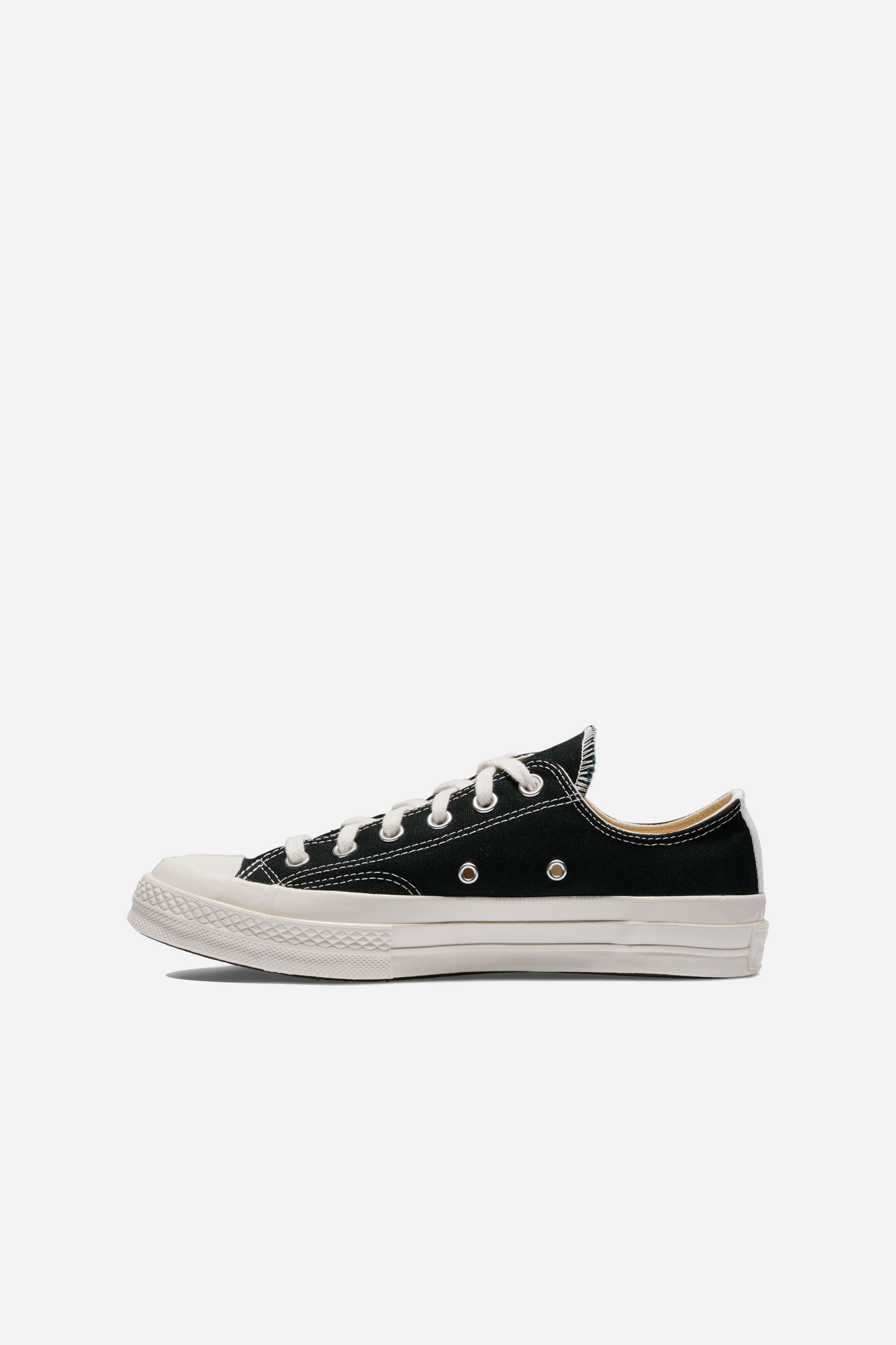 Converse Small Red Heart Low Black