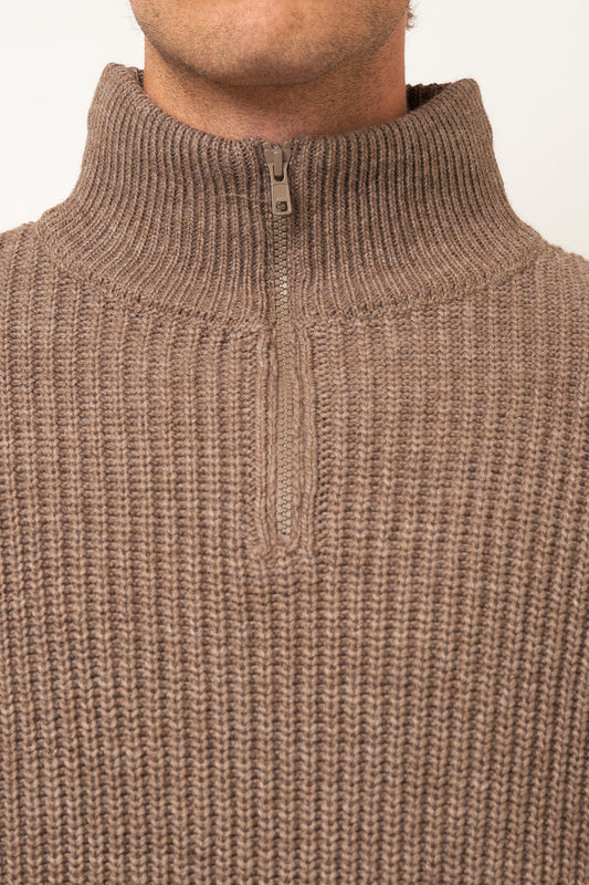 Crashway Sweater Taupe Melange