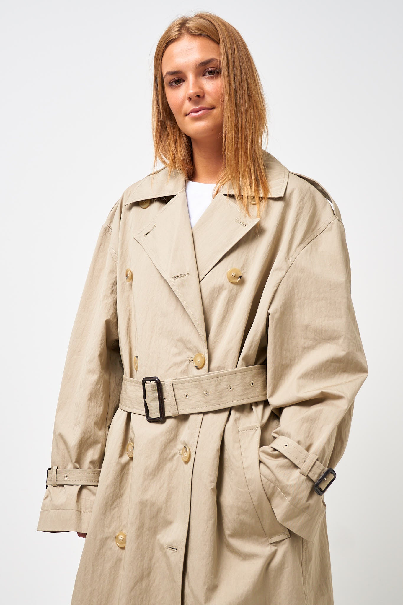 Crisp Summer Trench Clay