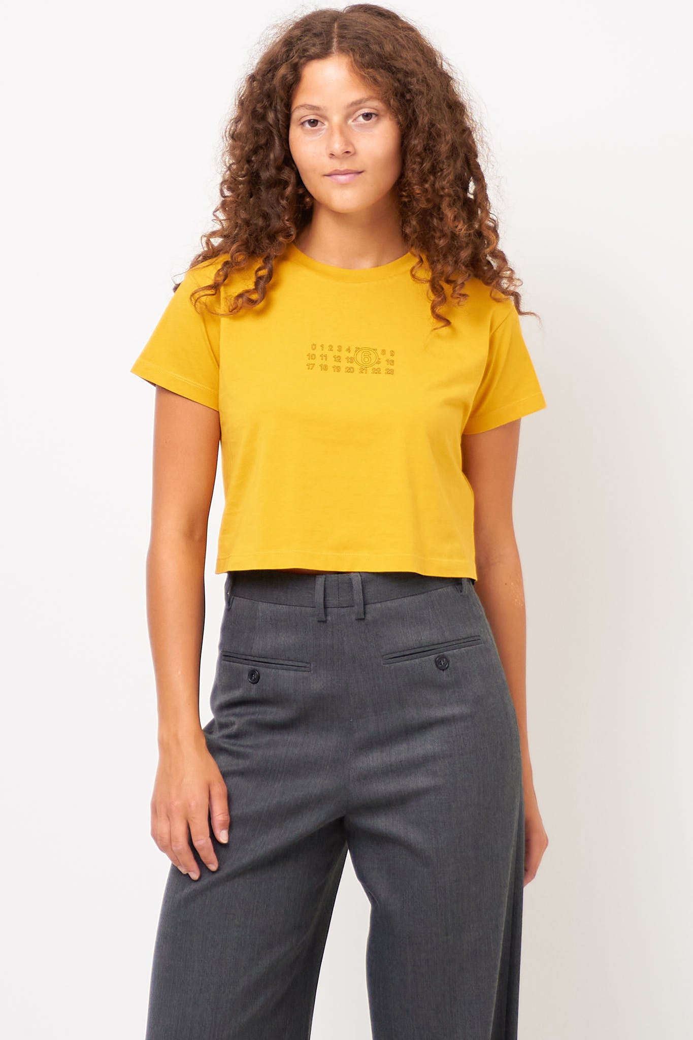 Cropped T-Shirt Yellow