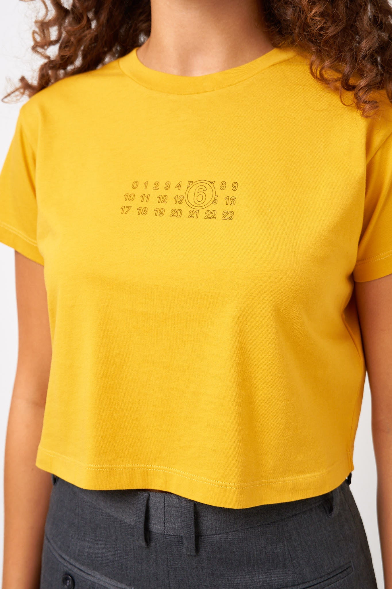 Cropped T-Shirt Yellow