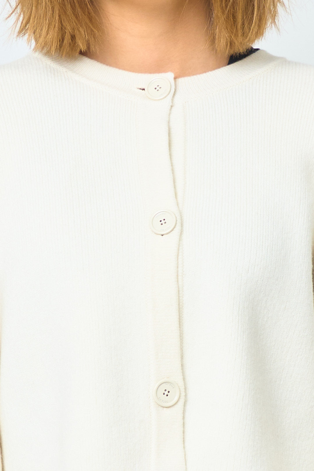 Cropped Oversized Cardigan Milk