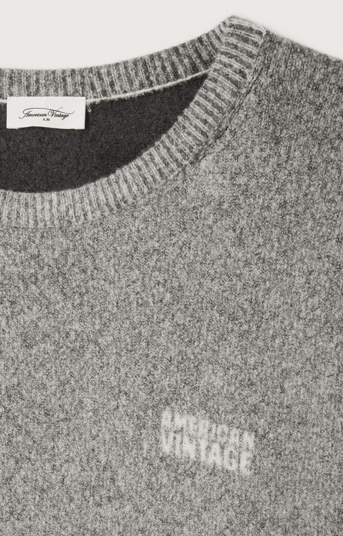 Pull Ml Col Rond Carbone — bagside
