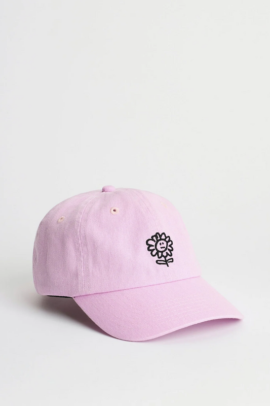 Distressed Dad Cap Pink