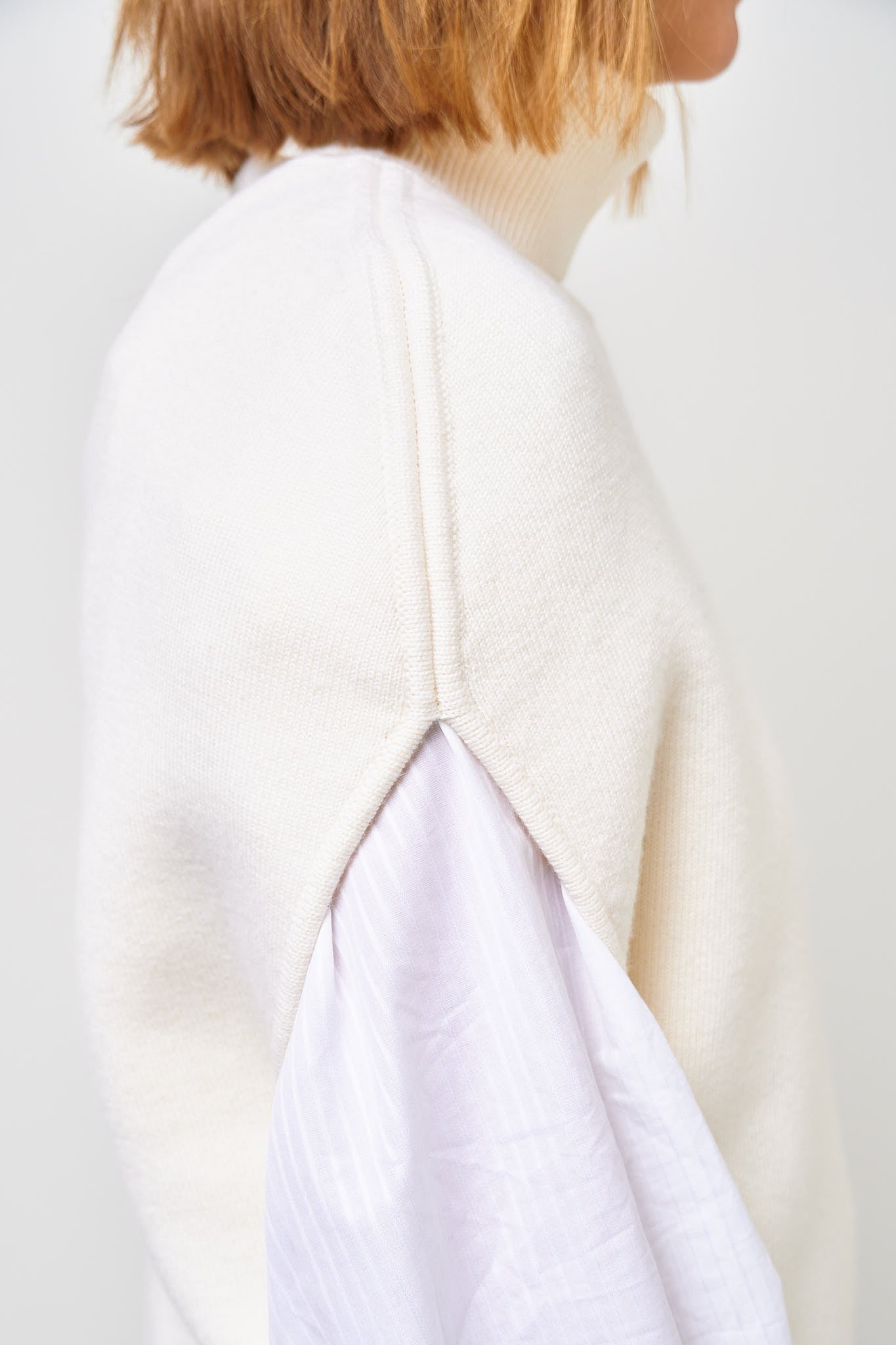 Double-Knit Cape Knit Milk