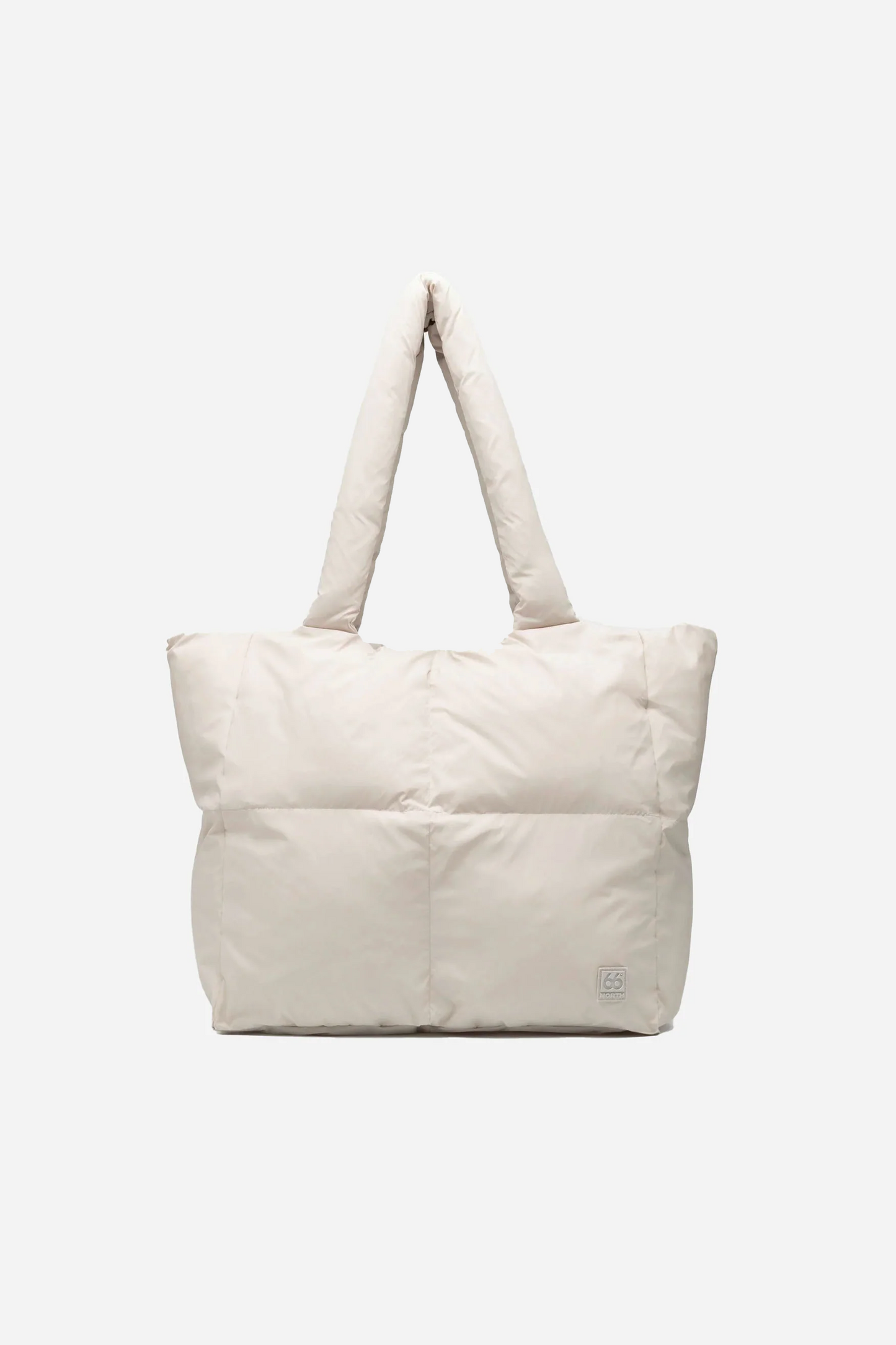 Dyngja Puffy Tote Bag Dark Stone