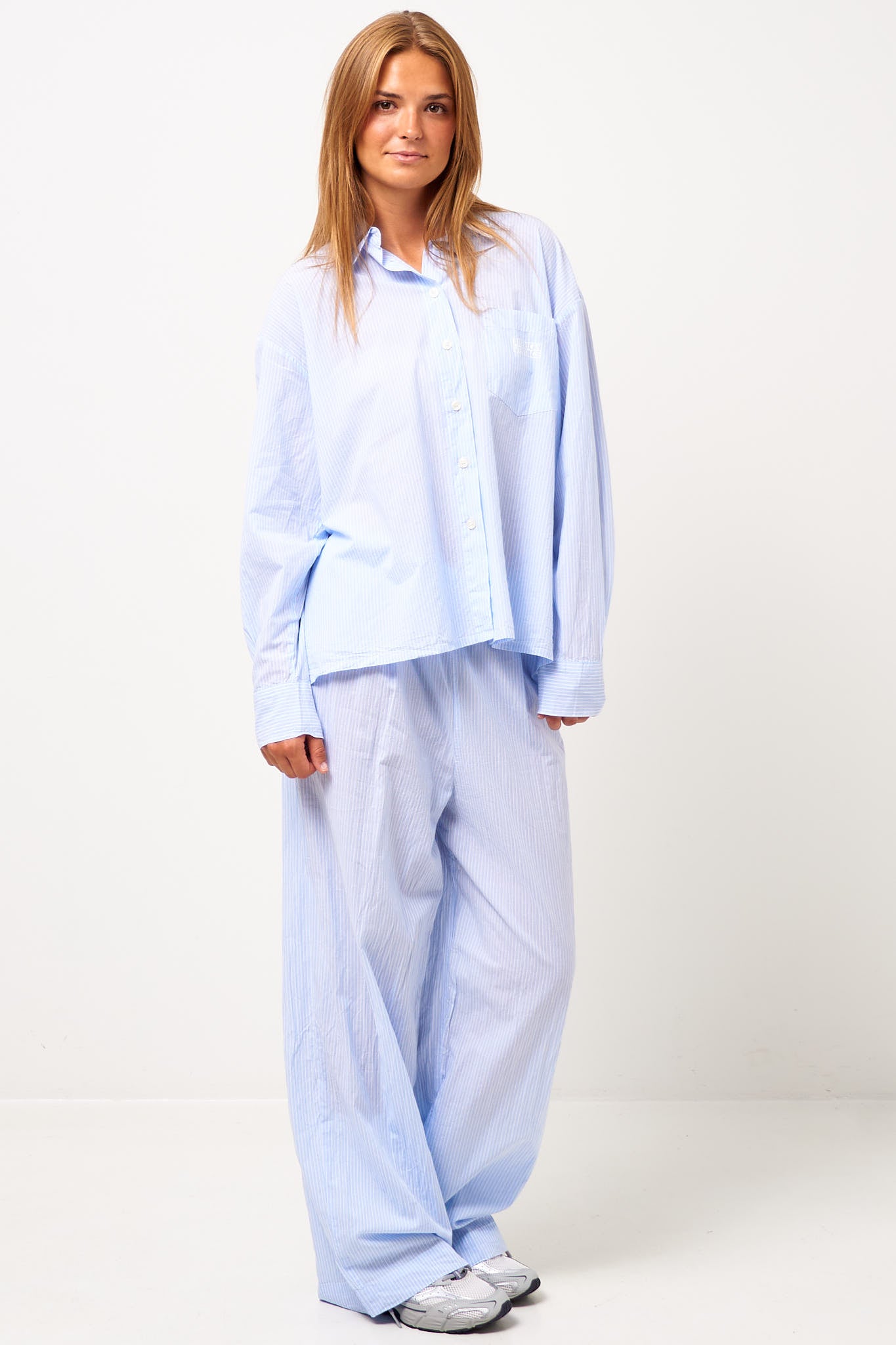 Eluabird Shirt Blue Stripes