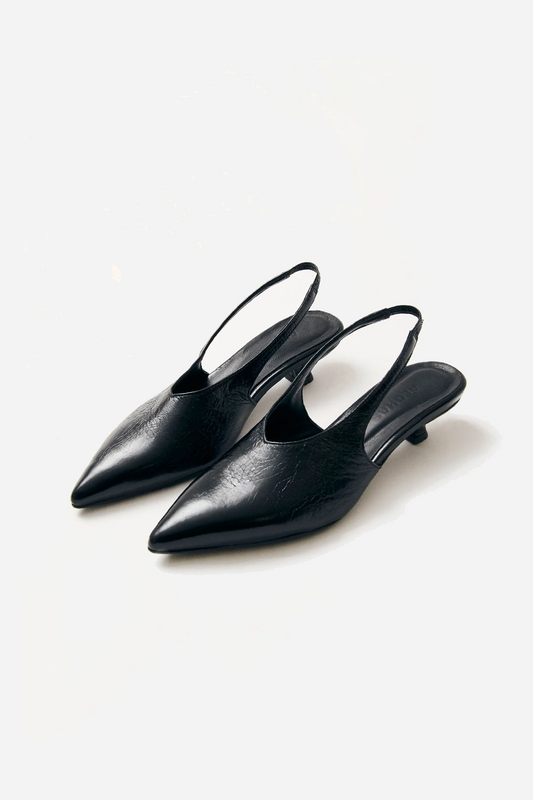 Eros Leather Pumps Black