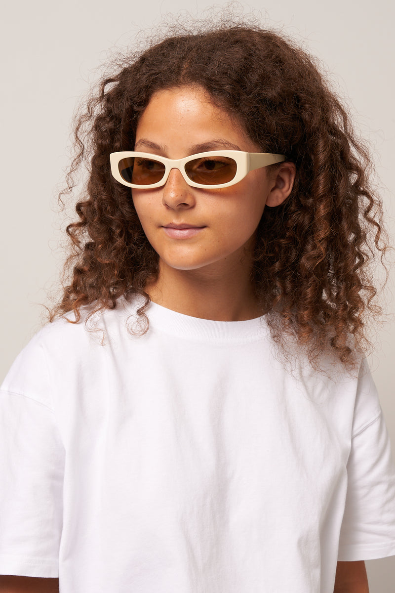 Gemma Solid Ivory / Smoked Olive Lens