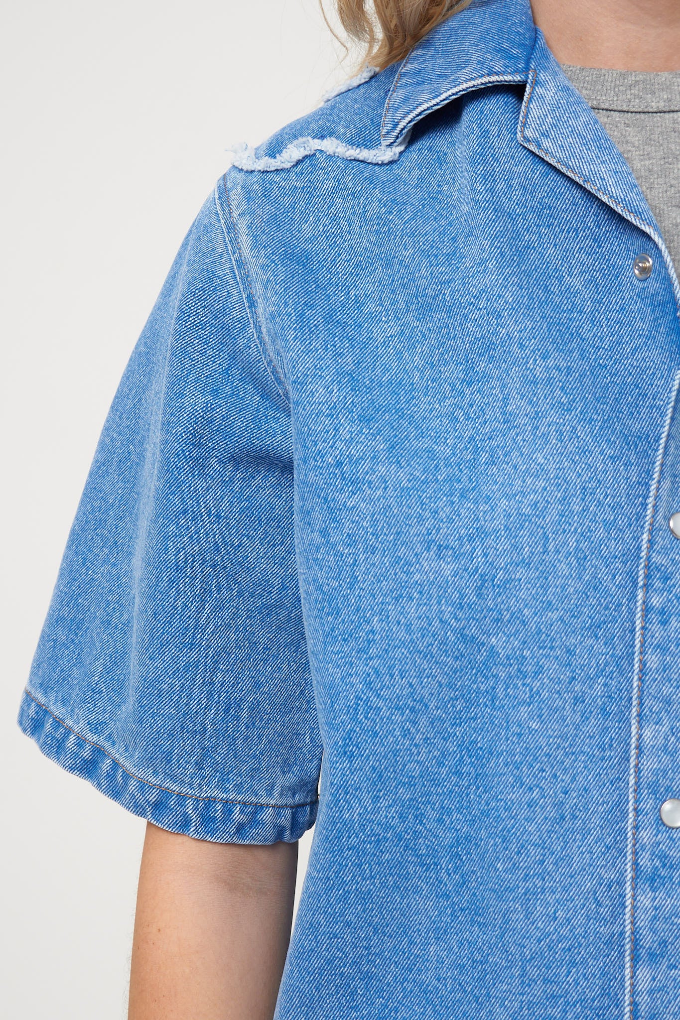 Flower Denim Shirt