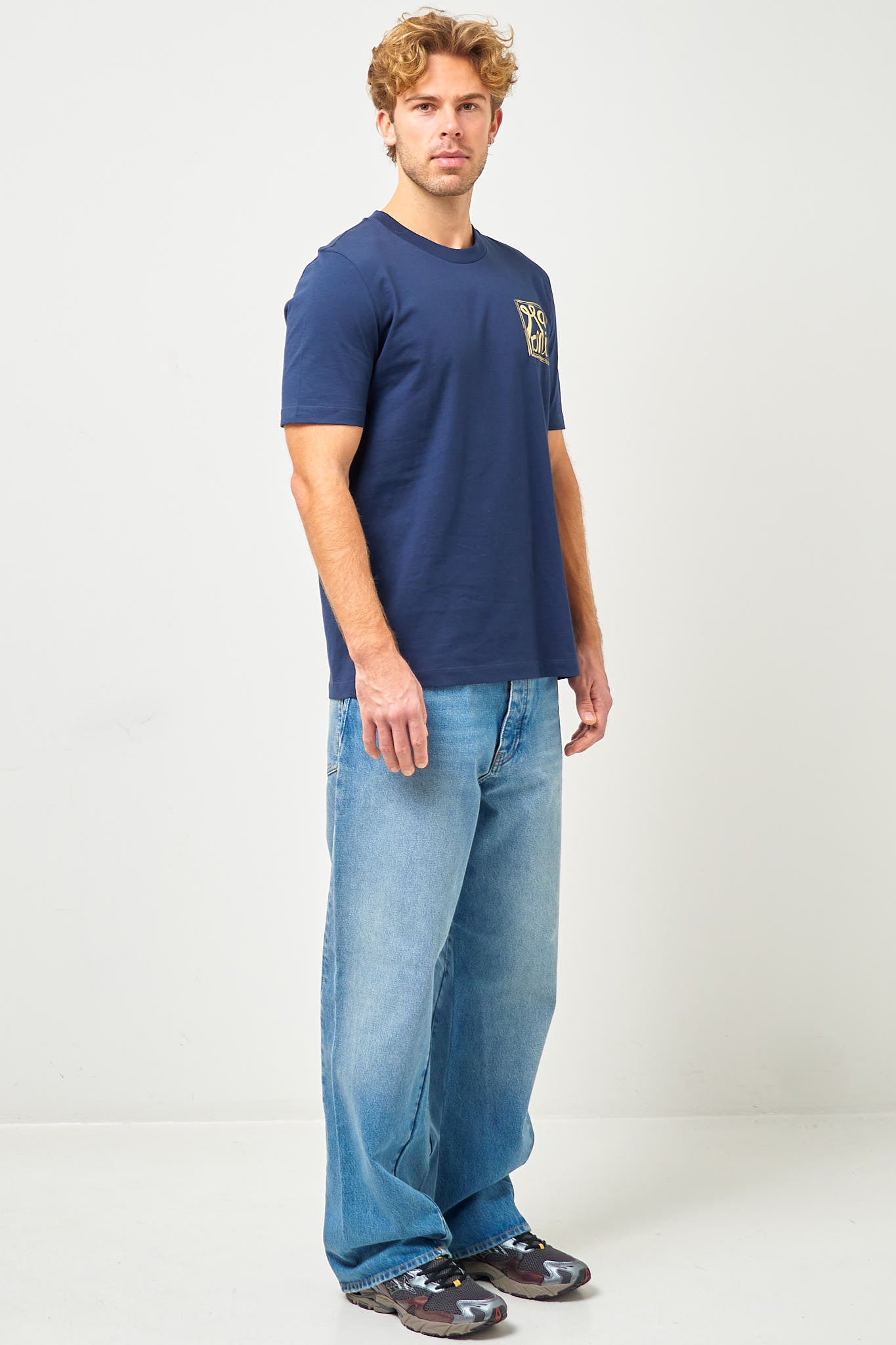 Frame Logo T-Shirt Blublack