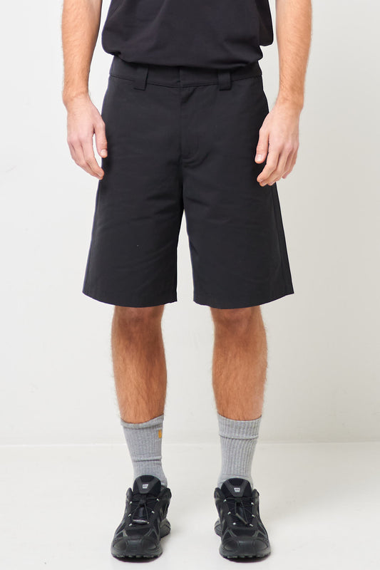 Front Shorts Ottoman Black