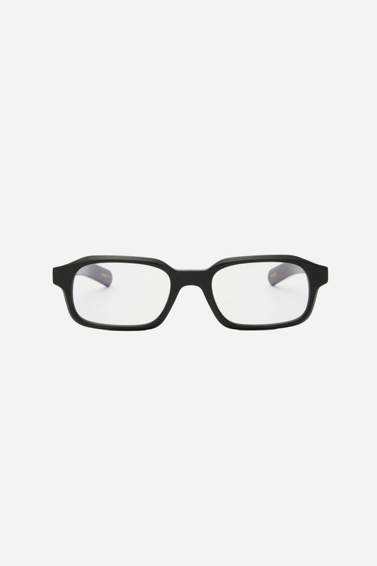 Hanky Solid Black/Clear Lens Blue Light