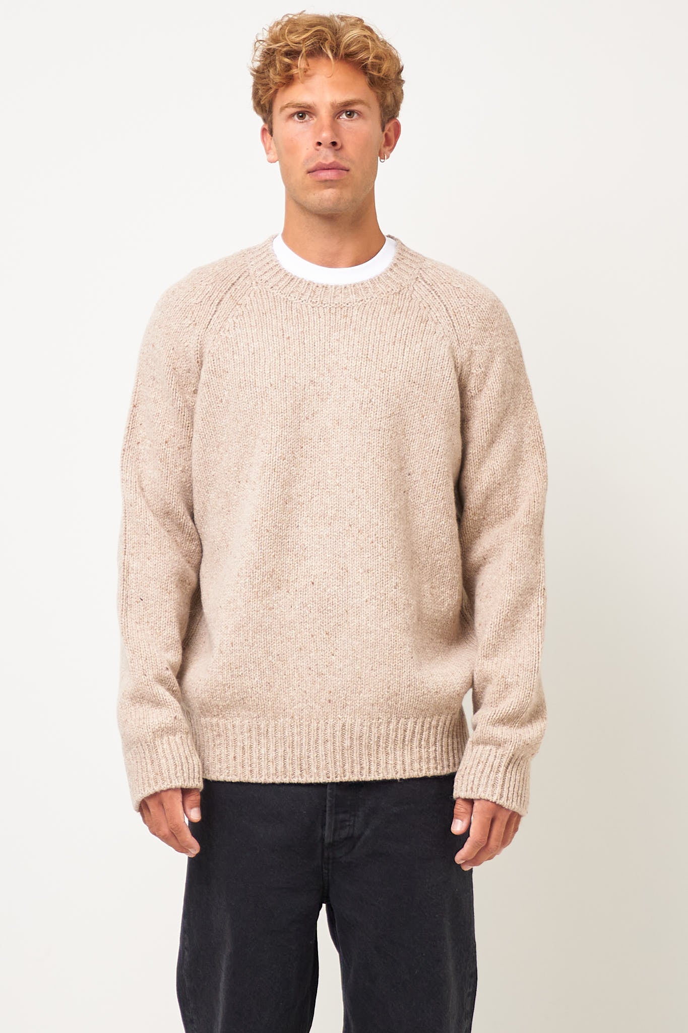 Harris Wool Knit Beige