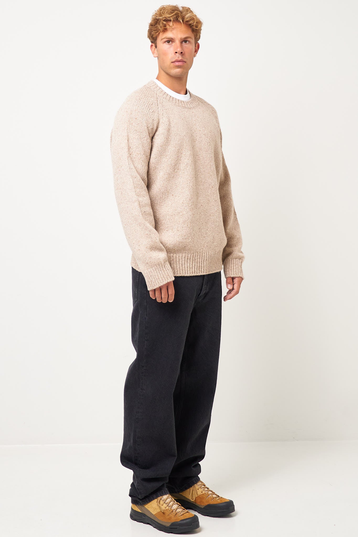 Harris Wool Knit Beige
