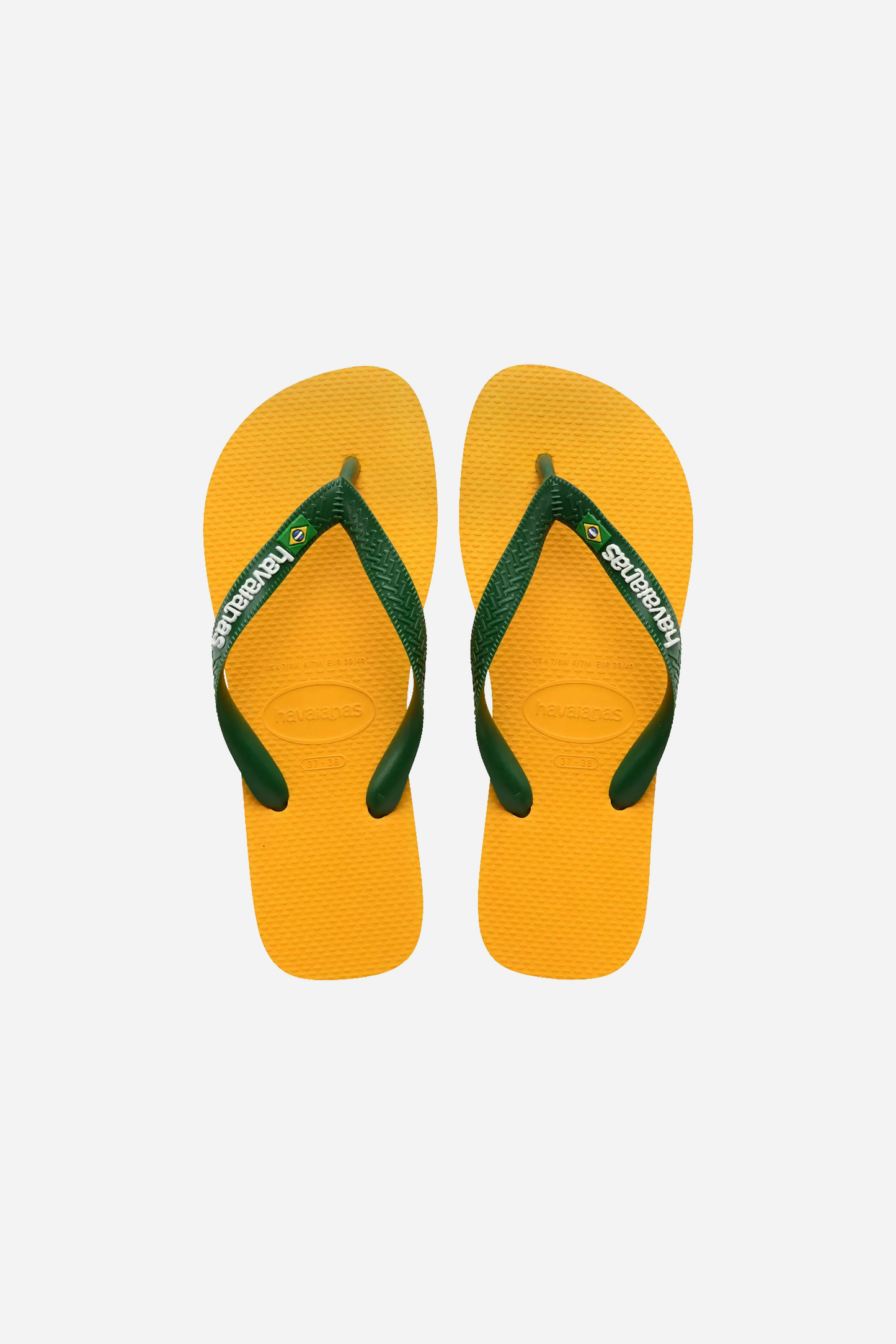 Havaianas Brasil Logo Yellow/Green