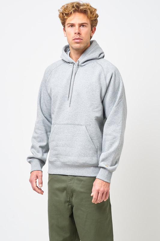 Hooded Chase Sweat Grey Heather/Gold