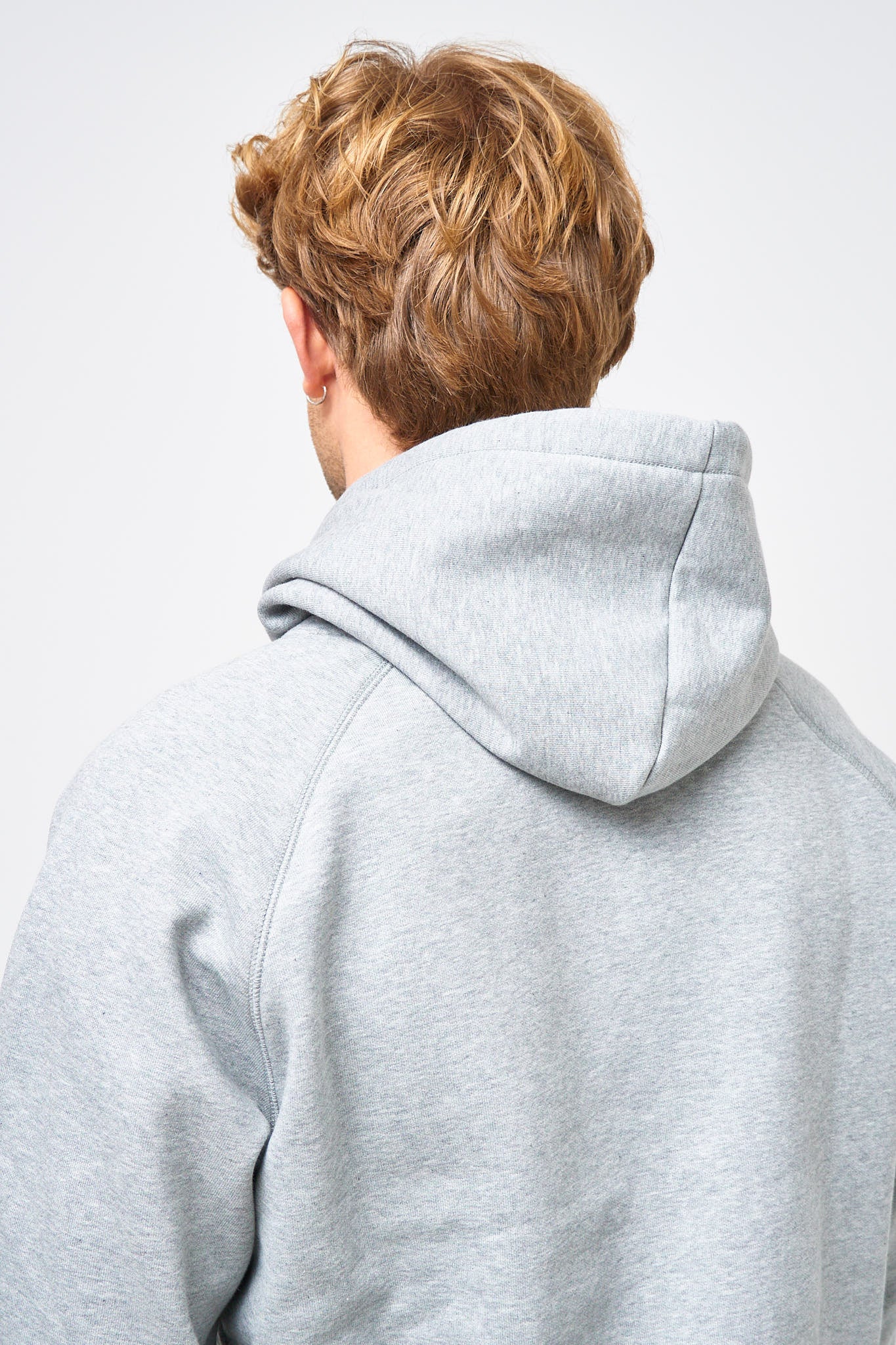 Hooded Chase Sweat Grey Heather/Gold