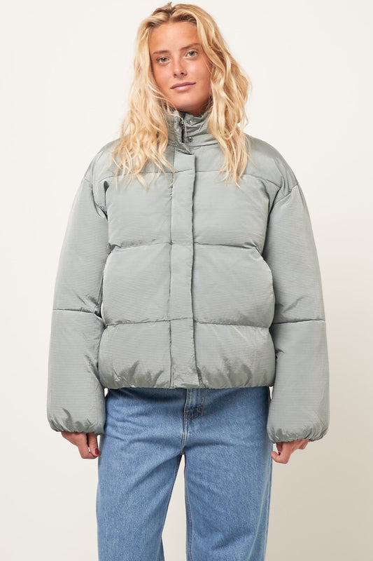 Ifabay Puffer Jacket Candied Chestnut Melange