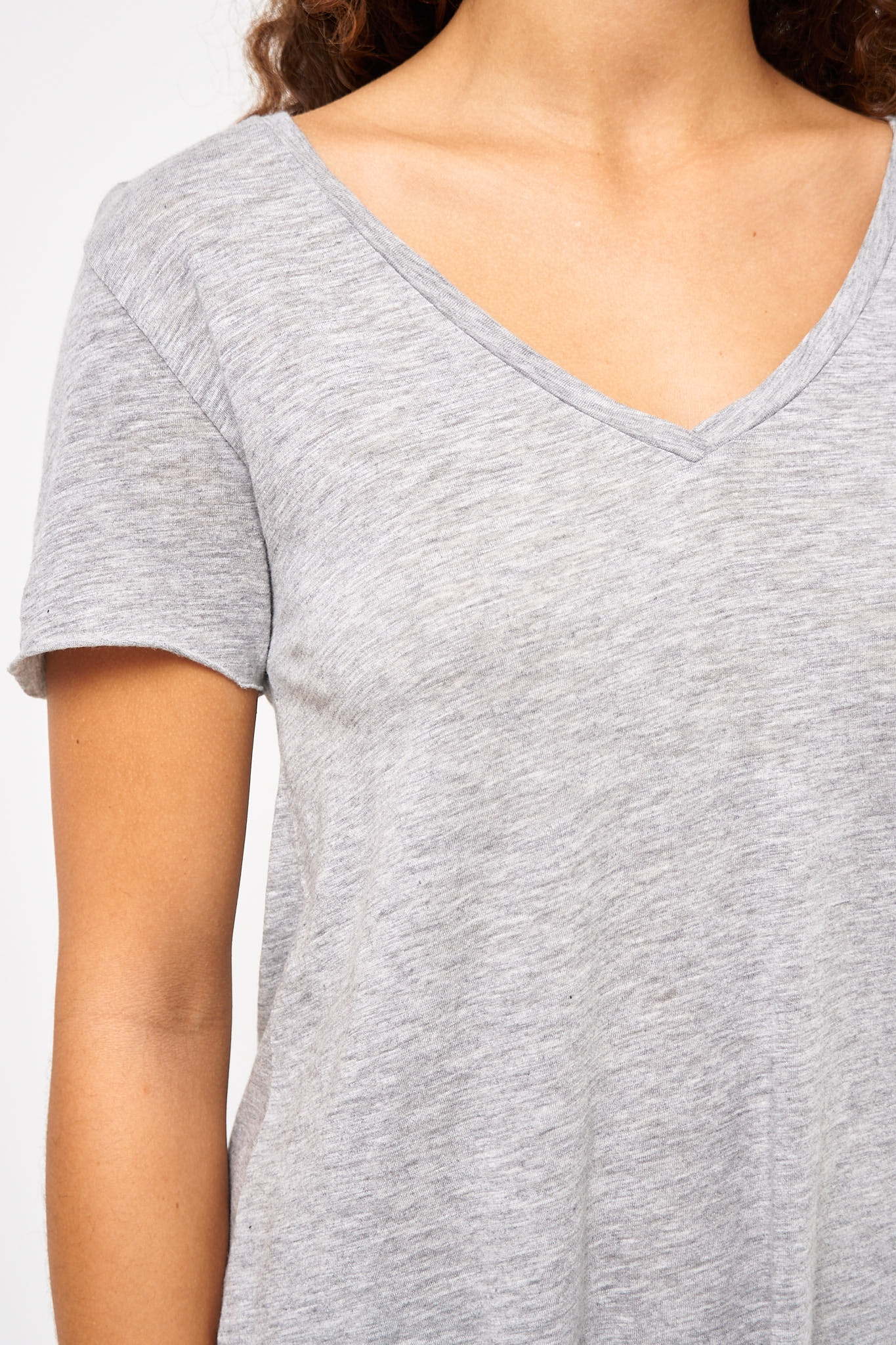 Jacksonville V-neck T-shirt Heather Grey